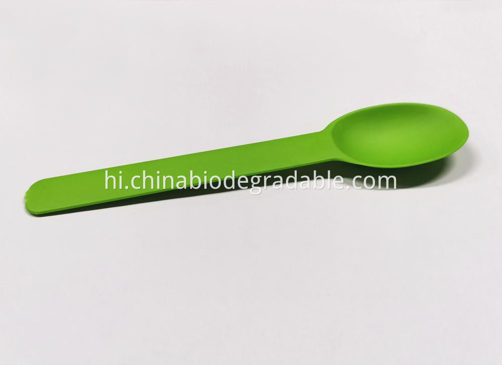 Compostable Kitchen Utensils PLA Plastic Spoon